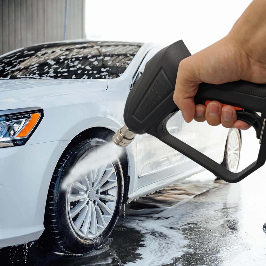 High Performance New Arrival High Pressure Short Gun Car Washing Spraying Water Gun Car Cleaner 1/4" Quick Connect Nozzle