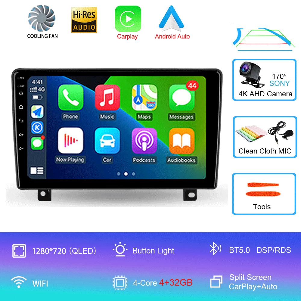 Автомобильное радио Android 14 Carplay Auto для Opel Astra H 2006 2007 2008 - 2014 GPS-навигация Видеоплеер 2 Din Стерео DVD Мультимедиа