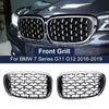 Car ABS Diamond Kidney Grill Racing Grilles For BMW 7 G11 G12 730i 740i 750i 740e 725d 730d 2016- Bumper Grills Replacement
