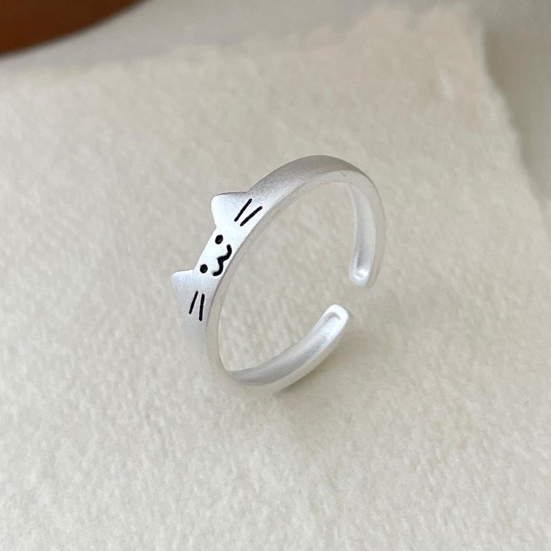 Кольцо для пары Banyan Tree S925 Silver Cute Cat & Puppy — отличный подарок для девушки и лучшего друга