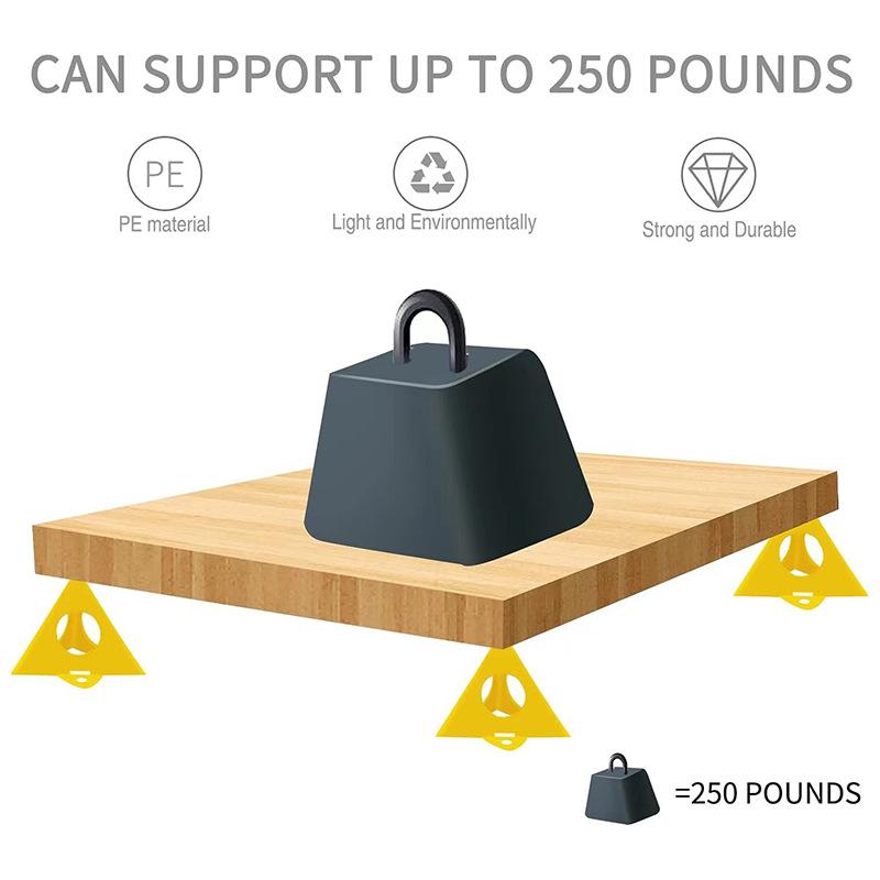 Pyramid Woodworking Spray Paint Rack - Triangle Paint Support Pads