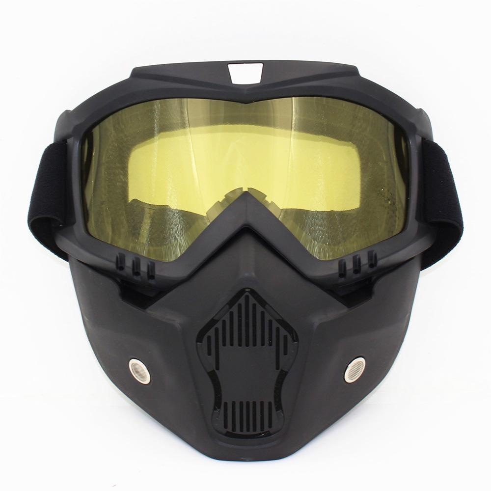 Мотоциклетные очки Harley с защитой от запотевания и маской для лица - Внедорожные, пылезащитные, противотоксичные, брызгозащищенные защитные очки