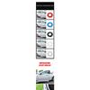 5M Car Door Anti Collision Strip with Steel Disc Bumper Trim Edge Scratch Protector Strip Sealing Guard Styling Car Decor Interior Mirrors 6
