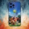 Мультяшный чехол для телефона Boonie Bears для iPhone 17,16,15,14,13,12,11 Plus,Pro Max, Мягкий силиконовый черный чехол