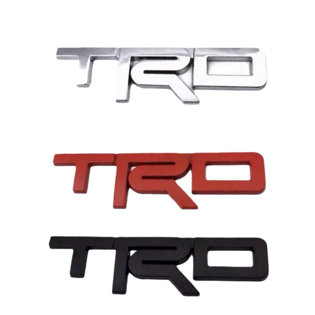 Металлический значок TRD для Reiz Camry Avalon – Наклейка на автомобиль и модификация логотипа решетки радиатора