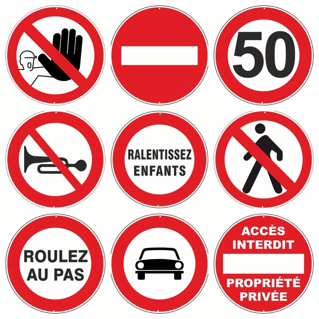 1 шт. 2d плоский деревянный предупреждающий знак - 20 см, несколько узоров на выбор, предупреждающий знак, простой в установке, водонепроницаемый, круглый