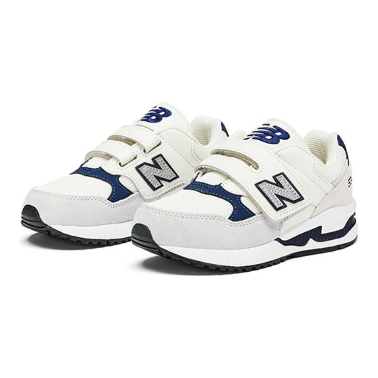 New Balance NB 530 Амортизирующие Дышащие Низкие Кроссовки для Детей Стиль Жизни Светло-серый Дети Возраст 3-7 Лет KV530SRP
