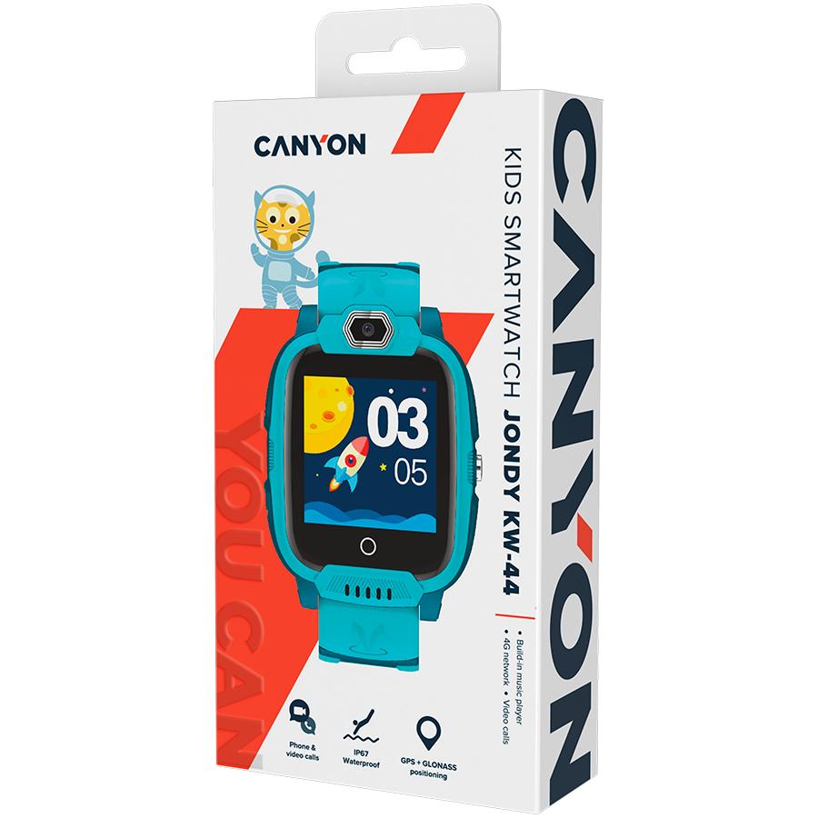 Canyon Smartwatch Jondy Kw-44 4G Kamera Gps Muzyka Zielony