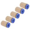 5Pcs Pneumatic Exhaust Muffler Pipe Connection Noise Filter Brass Silencer PSF?8 for Cylinder