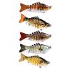 3/5Pcs Fishing Lures 3D Swimming Bait with Treble Hooks Realistic Looking