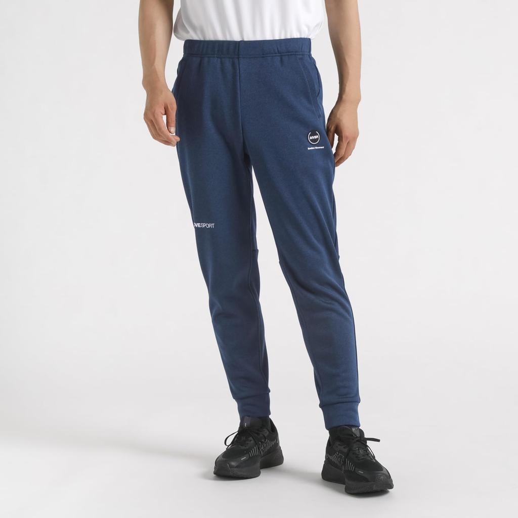 Длинные брюки Descente мягкие теплые зауженные книзу спортивные брюки эластичные термотренировочные беговые M [Move Sports] NV(ST4FPZ46M)