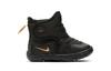 Nike Ботинки для новичков TD Удобная повседневная обувь Черно-золотые для младенцев и малышей AV8338-001