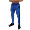 Спортивные мужские осенние брюки-карандаш для джоггинга с цветными блоками, карманами на кулиске и зауженным кроем