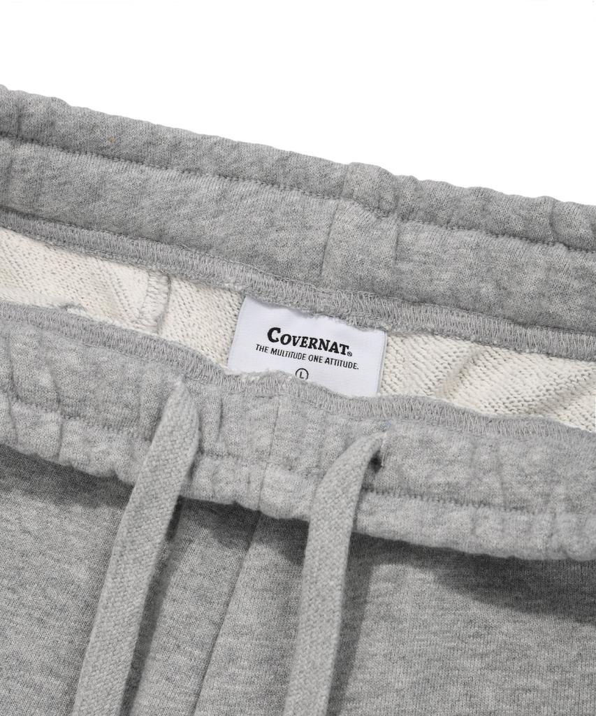 COVERNAT Boxer Fit Sweat Shorts Melange Grey
