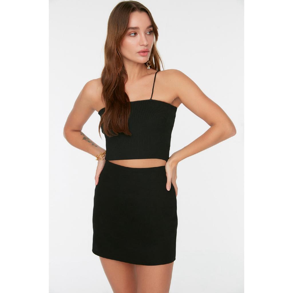 Pink A-line Mini Woven Skirt Twoss22et0136