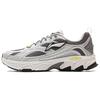 New LiNing Getaway Cushioning Anti-Slip And Wear-Resistant Rebound Low-Top Casual Running Shoes Men's Gray Purple ARXV003-2