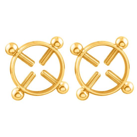 Модные присоски для сосков, стильные широко применяемые кольца для поддельного пирсинга, непирсинговые регулируемые зажимы для сосков, кольца