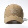 Letter Snapback Sun Hat Adjustable Duck Tongue Caps Vintage Baseball Cap  Women Men