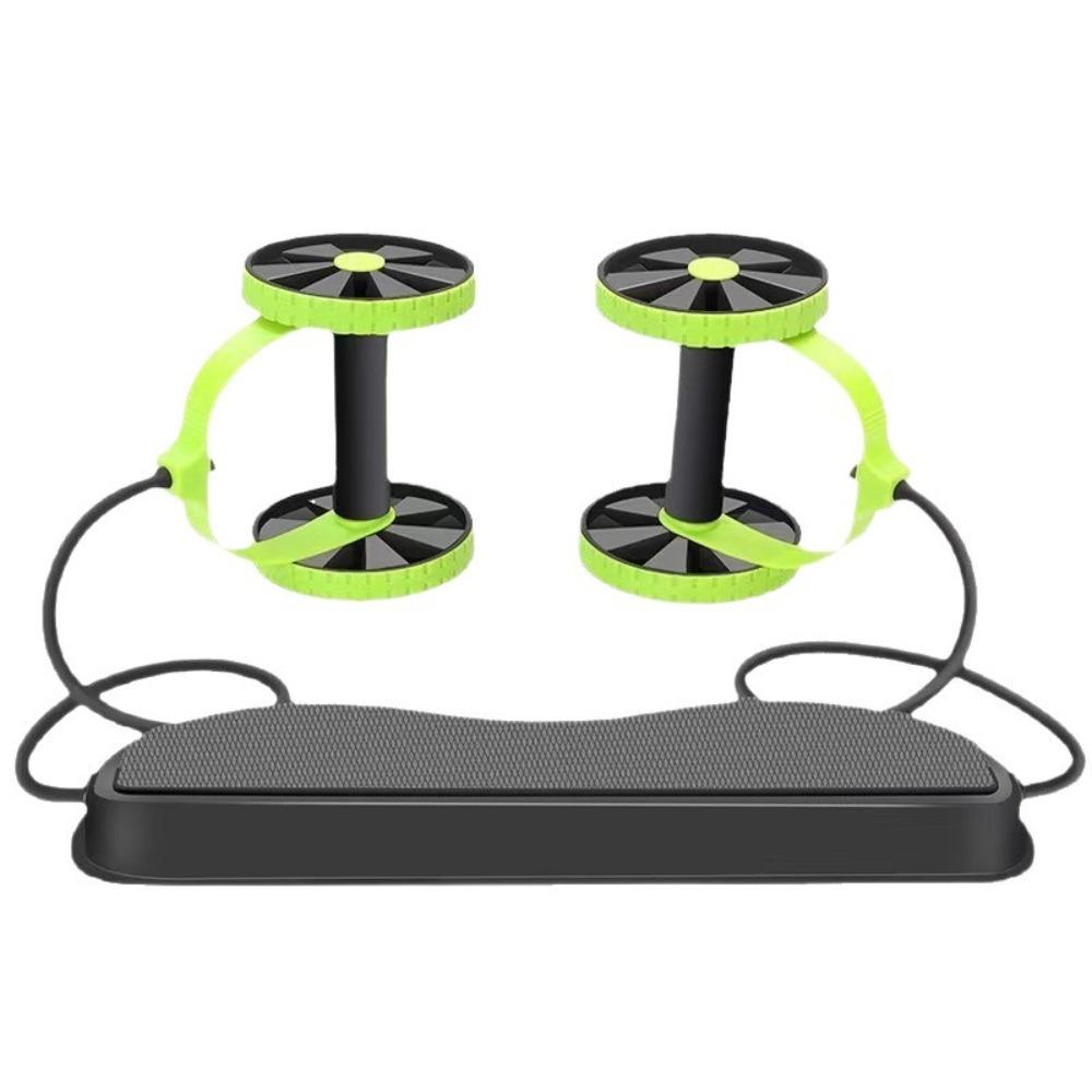 Knee Mat Ab Roller Double Roller Abdominal Wheel Waist Slimming Device Body Shaping