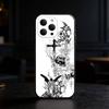 Готический Кибер Сигил Глаза Черепа Чехол для Телефона Для iPhone 17,16,15,14,13,12,11 Plus,Pro Max,SE4 Мягкий Силикон Черный Чехол