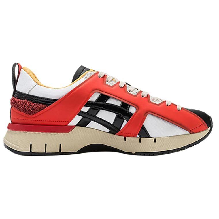 ONITSUKA TIGER Fabilac Легкие Удобные Нескользящие Прочные Сбалансированные Кроссовки с Низким Верхом Повседневная Обувь Унисекс Повседневная Обувь Белый Оранжевый 1183A775-100