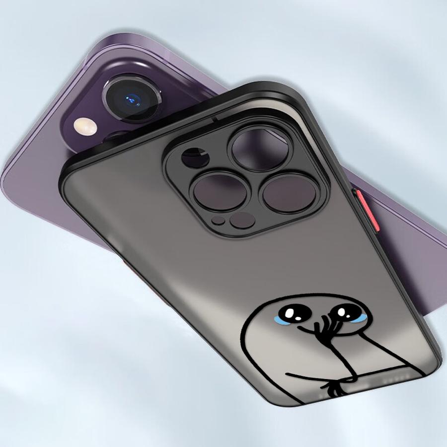 Чехол-накладка для телефона Funda для iPhone 17 Pro Max 13 Mini 11 7 8 SE Air XS XR 14 15 16 Plus 12 Мультяшный персонаж