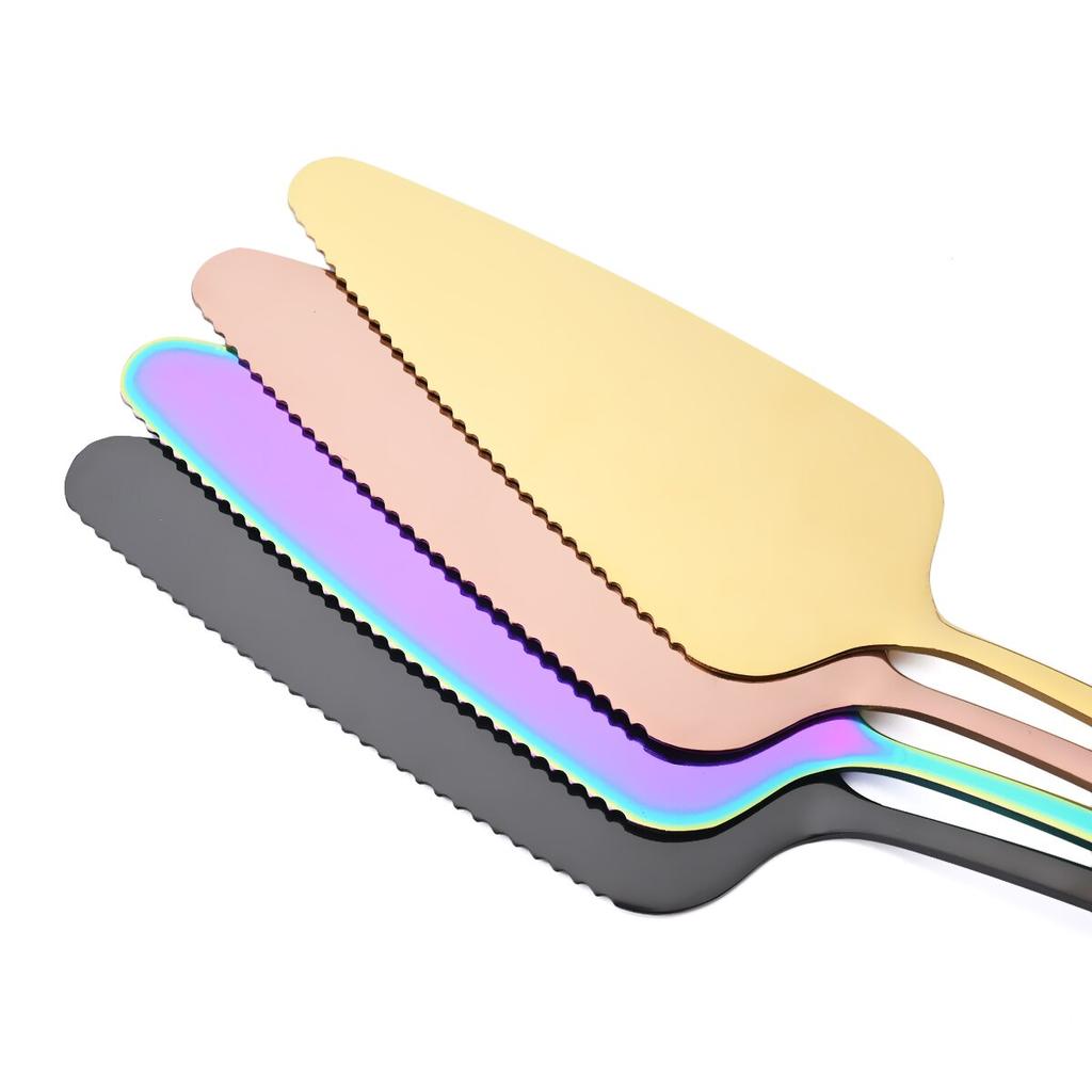 5 шт./компл. золотой набор столовых приборов, столовые приборы из нержавеющей стали, ложка для супа, дуршлаг, ложка, ложка для обслуживания, вилка для салата, лопаточка для торта, кухонная посуда