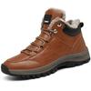 Мужские зимние ботинки, повседневная теплая спортивная обувь, бархатная уличная походная обувь для бега по пересеченной местности, походная обувь большого размера, мужские ботинки