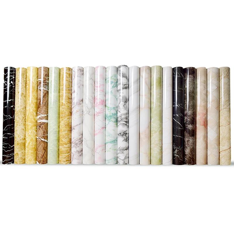 40 см Кухонная наклейка на стену самоклеящаяся с мраморным рисунком водонепроницаемая для шкафа плиты столешницы обои рабочий стол ванная комната ремонт