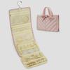 1 Pc Travel Jewelry Storage Box, Foldable Jewelry Roll, Suitable For Travel Rings, Necklaces, Earrings, Bracelets Gifts
