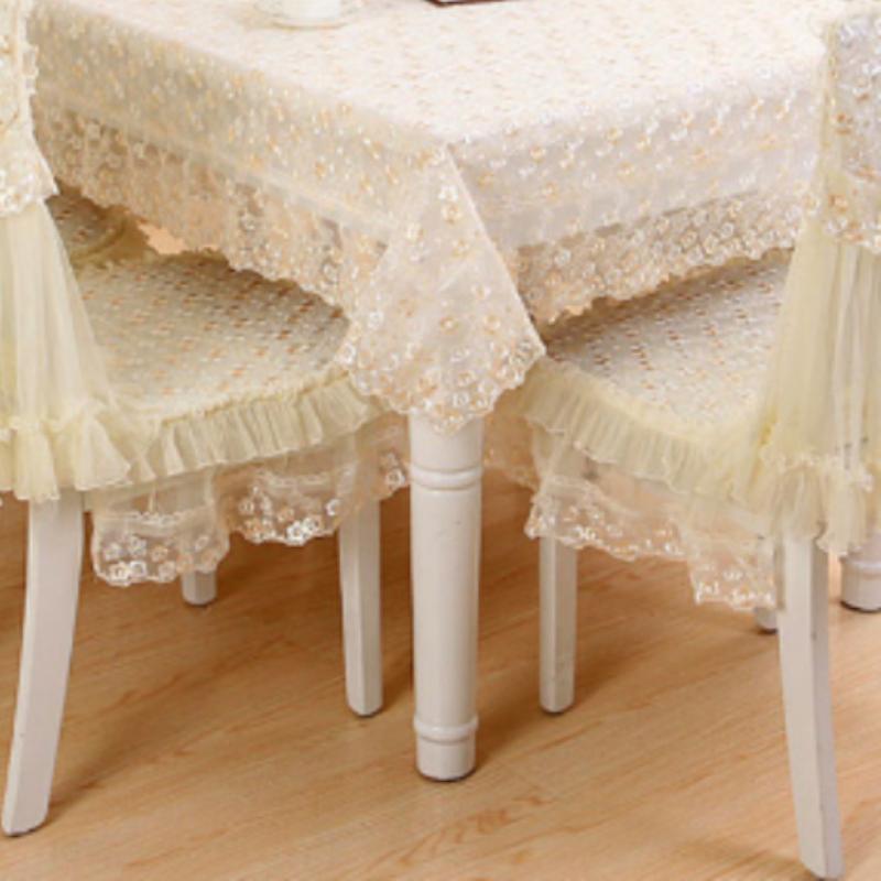 Цветочная кружевная скатерть, чехол на стул, прямоугольник, обеденный стол, юбка, вышивка, кухонная вечеринка, домашний декор, аксессуары, стол Towerl