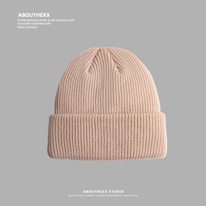 Ear Protection Warm and Cold Proof Knitted Hat  Large Head Circumference  Face Showing Small Wool Blended Japanese Cold Hat for Men