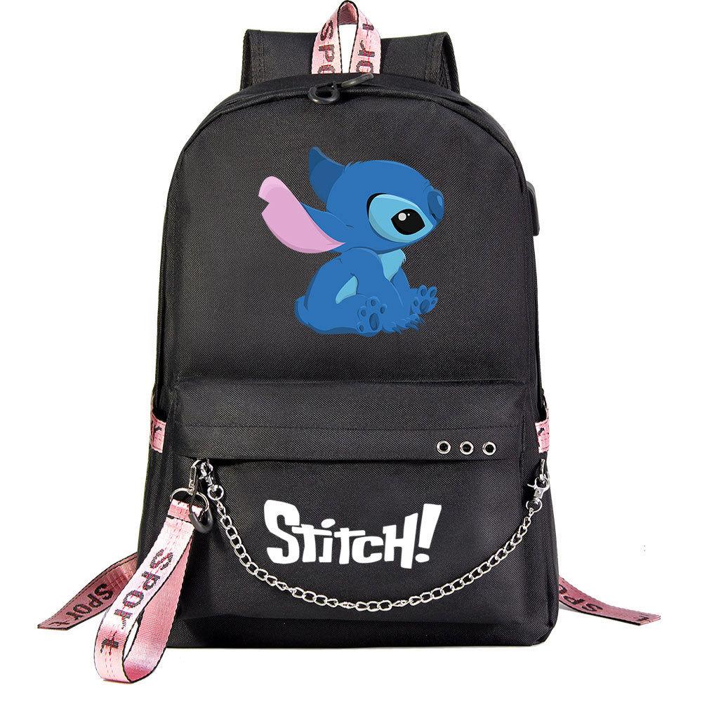 Anime Backpack Usb Teen Student School Bag Men'S And Women'S Leisure Travel Backpack
