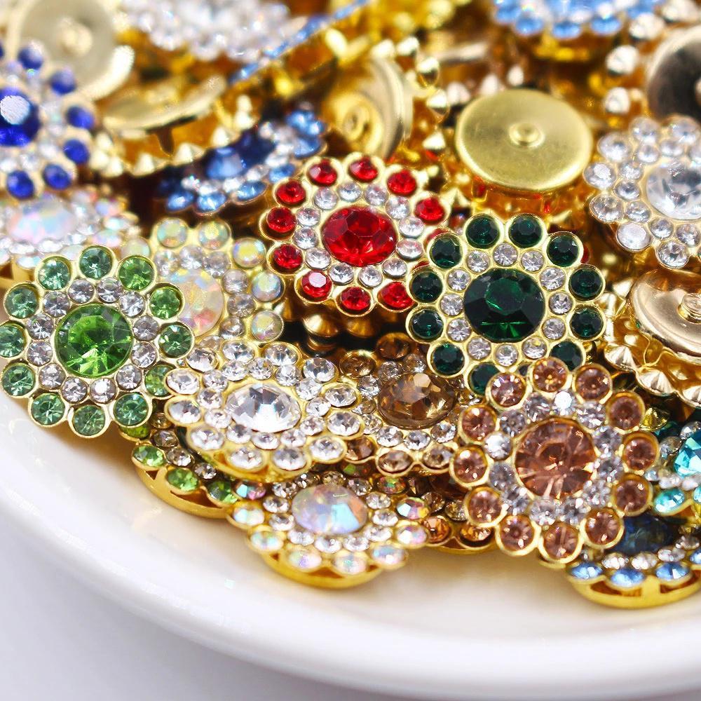 50 шт., двойная кружевная Золотая когтевая строчка, водяной алмаз, нетермическая фиксированная строчка, водный алмаз для одежды, одежды и украшений