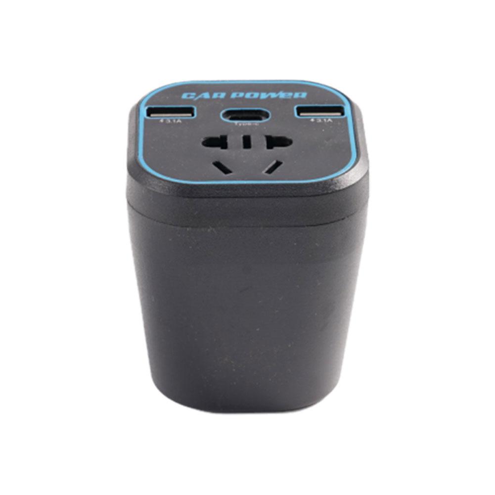 Автомобильный преобразователь мощности 12 В/24 В в 220 В, преобразователь типа C 3,1 А, многофункциональное зарядное устройство, преобразователь мощности Z5X8