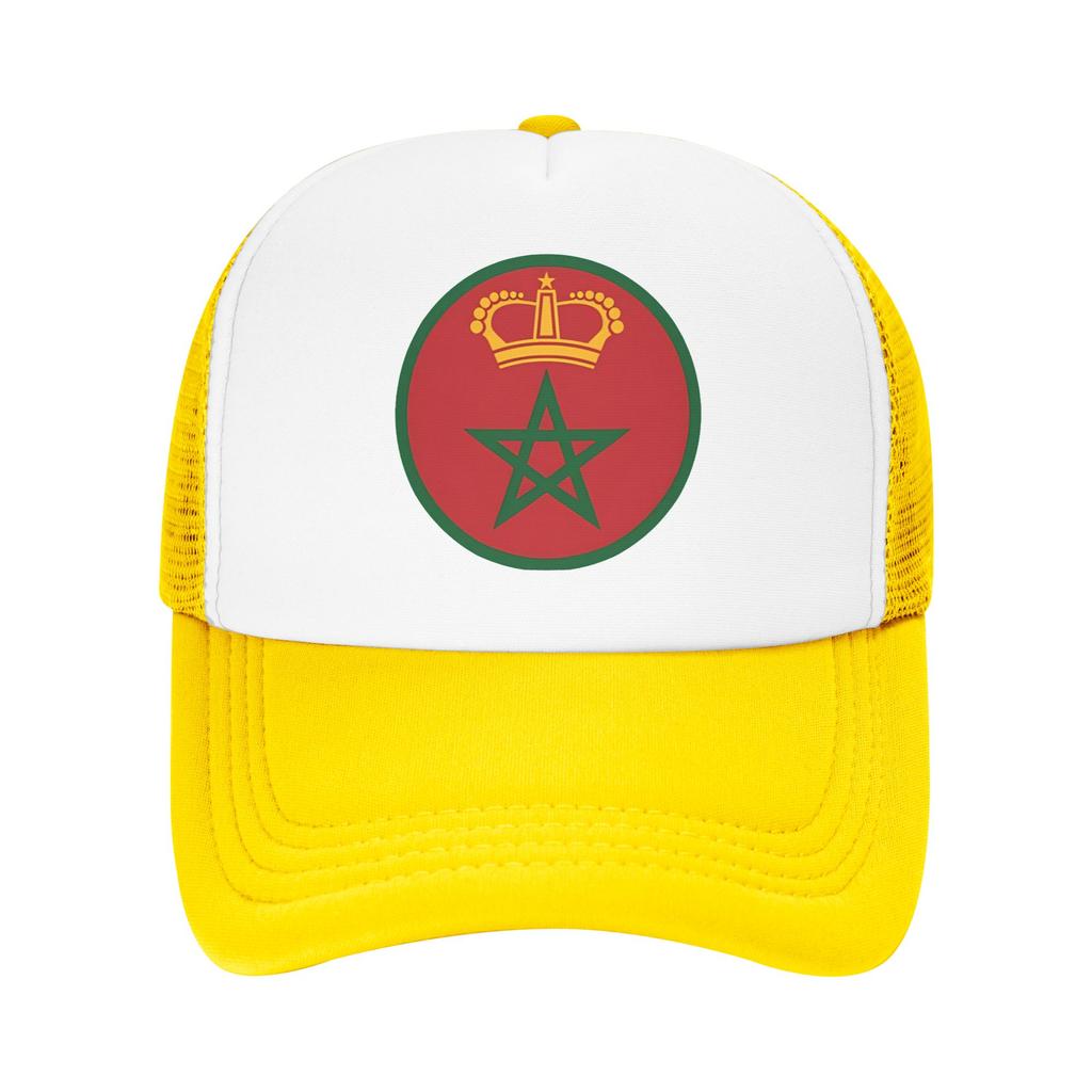Summer Sun Hats Roundel Of The Royal Moroccan Air Force Baseball Cap Streetwear Trucker Hat Spring FeUnisex Unisex Baseball Caps