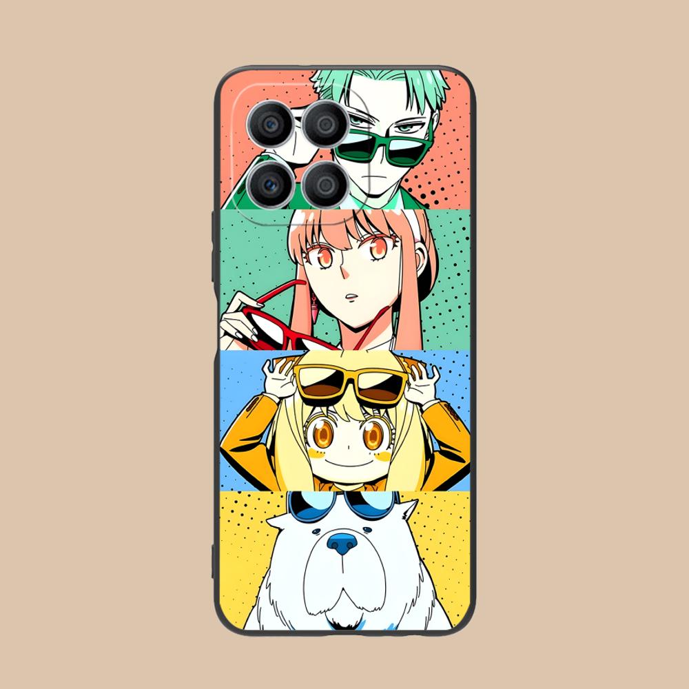 Чехол для мобильного телефона Anime Spy Family для Honor 90 80 70 60 50 30 20 10 9 8 7 Pro S SE Lite 5G Цветной Печатный Чехол Роскошный Чехол