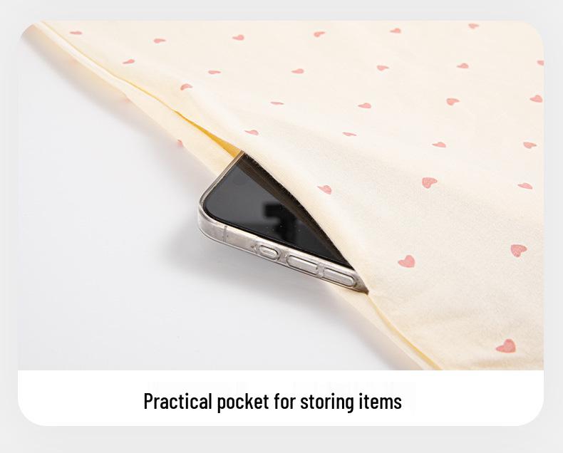 Женская пижама милого стиля с длинным рукавом, средней длины, из хлопка, для осени