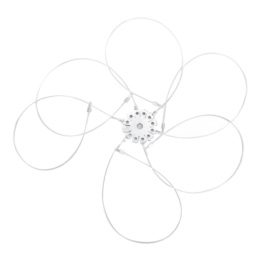 Crab Snares Reusable Rust Proof Portable Aluminum Sheet Type Crab Trap for Dungeness Blue Red Rock Crab