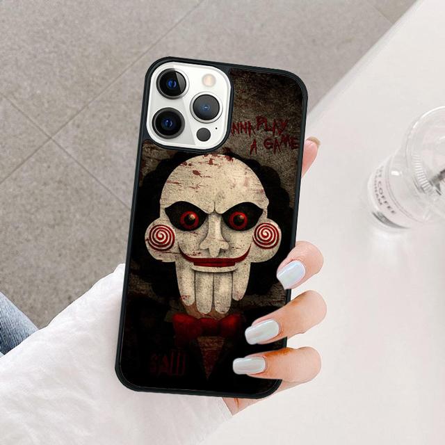 Jigsaw Saw Horror Coque Shell For iPhone 17 Air 15 16 14 13 12 Pro Max 11 Pro Max Plus Phone Case Cover