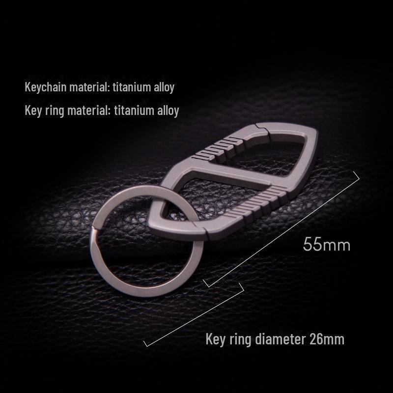 Мужской высококачественный брелок-подвеска из титанового сплава