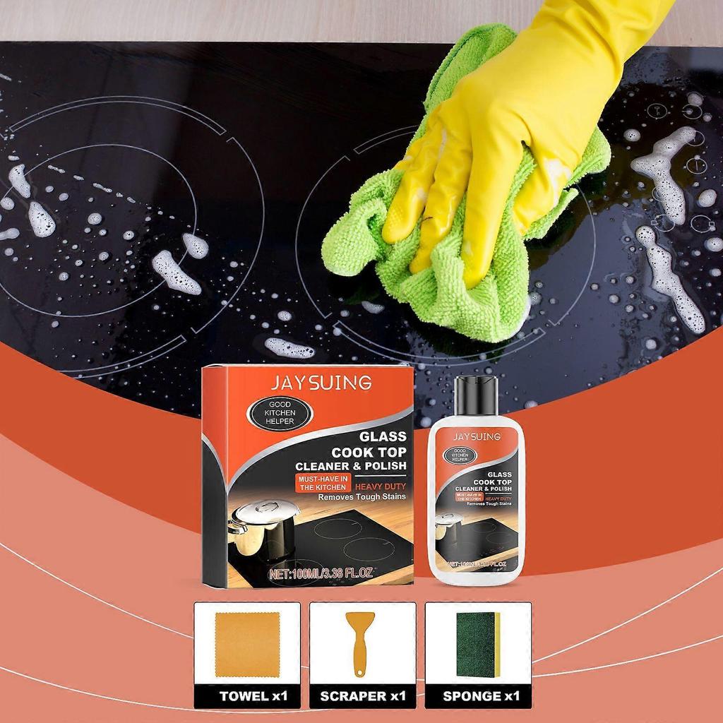 Stove Cleaning Set Kitchen Stove Top Heavy Oil Cleaning Kitchenware Stains And Dirt Removal Set
