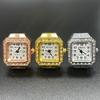 Vintage Mini Finger Watch Boho Style Adjustable Unique Cool Watch Ring Jewelry Birthday Gifts for Women Men Kids