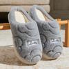 Warm Couple Plush Thickened Slippers Coral Fleece Home Hotel Homestay Home Cotton Slippers Autumn and Winter New