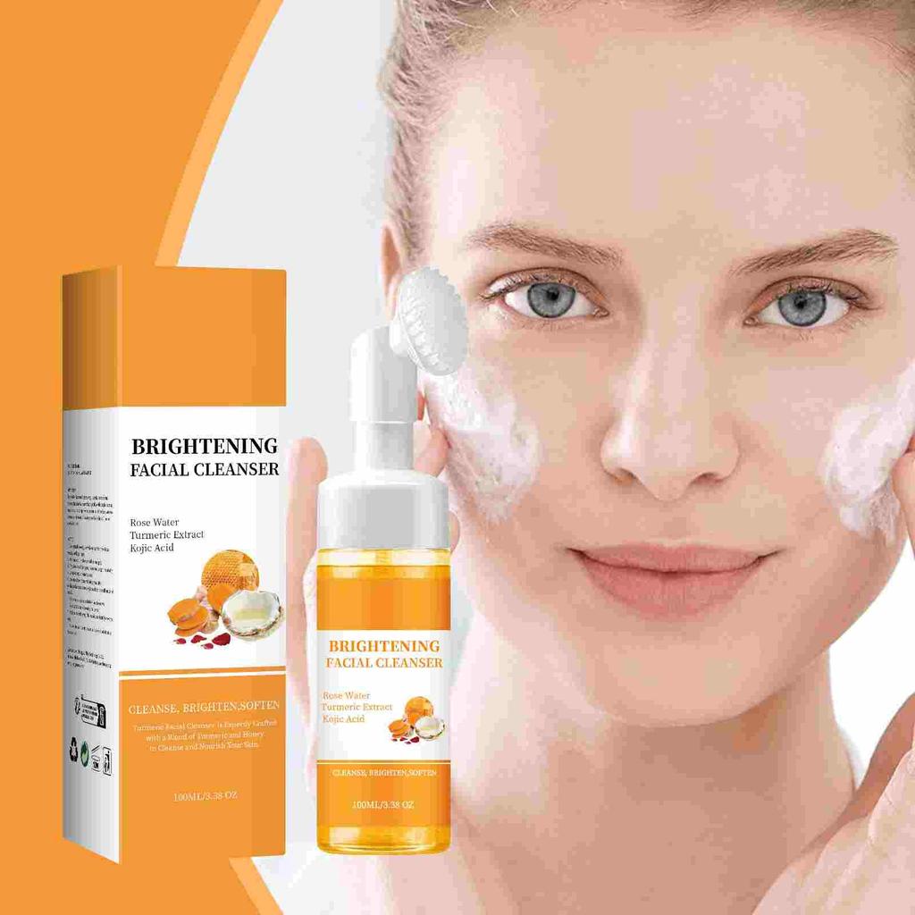 Foaming Cleanser Deep Pore Cleansing Moisturizing Facial Cleanser And Soothes No Tightness Extract Freckle Removal Facial 100ML3.38fl.oz/100ml