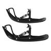 Pair of ATV Winter Snow Sledge Sturdy Durable Snow Racer Skid Sleigh Enhance Grip for Go Kart UTV