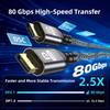 HD видеокабель 2.1 DisplayPort плетеный кабель DP на DP максимальная поддержка 80 Гбит/с 16K@60 Гц Подходит для ноутбуков с высокой частотой обновления Видеокарты Дисплея Проектора