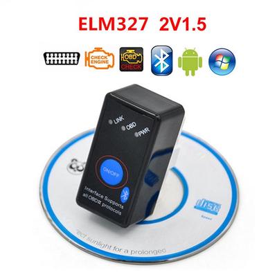 ELM327 V1.5 ODB 2 Особенности автосканера Супер мини Bluetooth автомобильный диагностический инструмент сканер Elm-327 OBDII адаптер автоматический диагностический инструмент