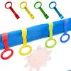Yousheng 4/8Pcs Baby Pull-Up Ring Toddlers Walking Helper Practice Exercises Assistant Tool Stand-Up Rings Infant Crib Playpen Hanging Ring