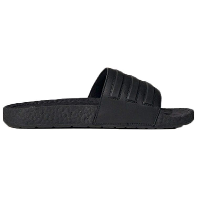Шлепанцы Adilette Boost Adidas 'Triple Black' EH2256